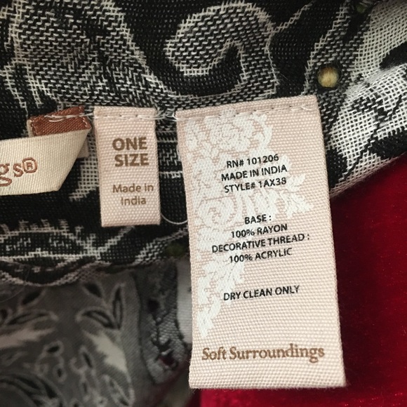 Soft Surroundings Boho Fringe Vest - Picture 4 of 6